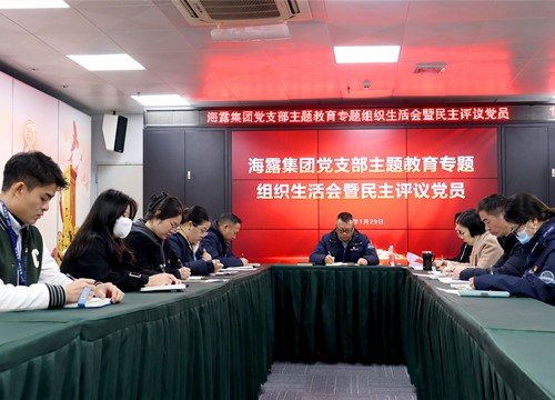集团党支部组织召开主题教育专题组织生涯会暨民主评议党员大会